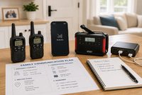 A pair of two-way radios
